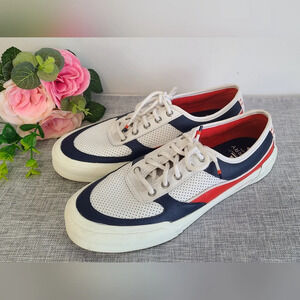 Sperry Women's Soletide Navy/Red‎ Sneakers, STS86220, Size 9